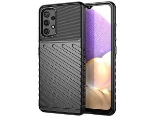 Samsung Galaxy S20 SpaceCase Stripes Impact-Resistant Hülle schwarz