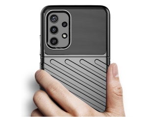 Samsung Galaxy S20 SpaceCase Stripes Impact-Resistant Hülle schwarz