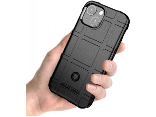 Apple iPhone 13 Rugged Shield Anti-Shock Case schwarz