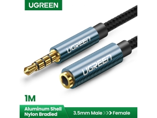 UGREEN Audio AUX Klinken 3.5mm Kopfhörer Verlängerungskabel 1m 4-polig