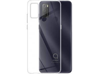 Alcatel 3L 2021 Gummi Hülle TPU Clear Case