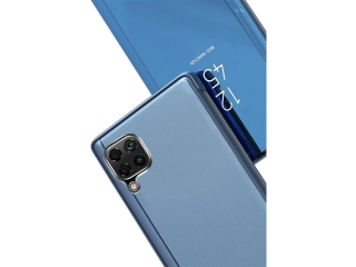 Samsung Galaxy A22 4G Flip Cover Clear View Case transparent rosa