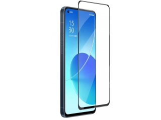 Oppo Reno6 5G 100% Vollbild Panzerglas Schutzfolie 2.5D 9H