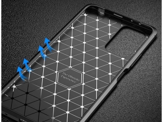 Xiaomi 11T Carbon Design Hülle TPU Case flexibel schwarz