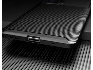 Xiaomi 11T Pro Carbon Design Hülle TPU Case flexibel schwarz