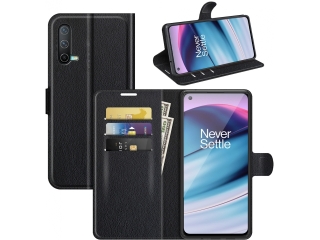 Realme GT Master Lederhülle Portemonnaie Karten Etui schwarz