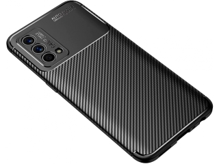 Realme GT Master Carbon Design Hülle TPU Case flexibel schwarz