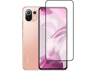 Xiaomi 11 Lite 5G NE 100% Vollbild Panzerglas Schutzfolie 2.5D 9H