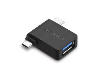 UGREEN 2-in-1 USB-C und MicroUSB auf USB 3.0 OTG On-The-Go Adapter