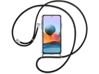 Xiaomi Redmi Note 10 Pro Handykette Necklace Hülle Gummi transparent