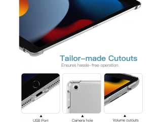 Apple iPad 2021 10.2" Gummi Hülle TPU Clear Case