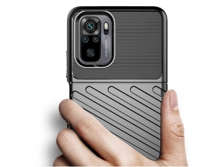 Xiaomi Redmi Note 10S SpaceCase Stripes Impact-Resistant Hülle schwarz