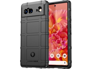 Google Pixel 6 Rugged Shield Anti-Shock Case schwarz