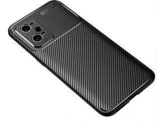 Realme GT Neo2 Carbon Design Hülle TPU Case flexibel schwarz