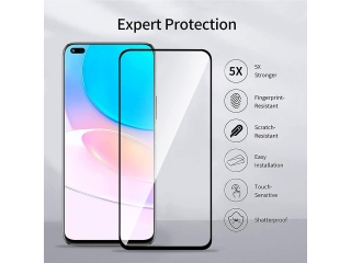 Honor 50 Lite 100% Vollbild Panzerglas Schutzfolie 2.5D 9H