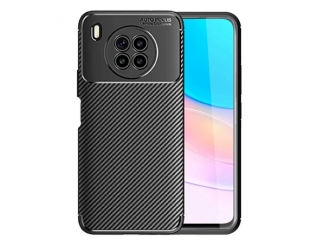 Honor 50 Lite Carbon Design Hülle TPU Case flexibel schwarz