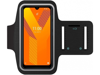 Wiko Y62 Plus Fitness Jogging Sport Armband mit Schlüsselfach