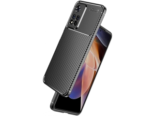 Xiaomi Redmi Note 11 Pro Carbon Design Hülle TPU Case flexibel schwarz