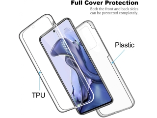 Xiaomi 11T Touch Case 360 Grad Rundumschutz transparent