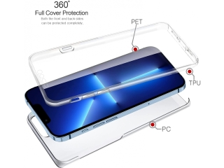 Apple iPhone 13 Pro Touch Case 360 Grad Rundumschutz transparent
