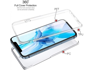 Apple iPhone 13 mini Touch Case 360 Grad Rundumschutz transparent