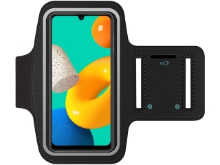 Samsung Galaxy M32 Fitness Jogging Sport Armband mit Schlüsselfach