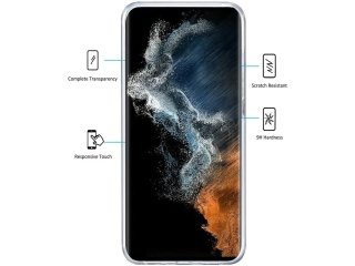 Samsung Galaxy S22 Ultra Touch Case 360 Grad Rundumschutz transparent