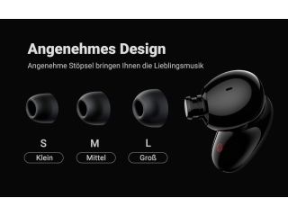 UGREEN HiTune X6 Bluetooth 5.1 ANC Wireless Earbuds Kopfhörer schwarz