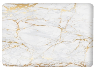 MacBook Air 13 Hard Case Hülle Marmor gold