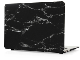 MacBook Air 13 Hard Case Hülle Marmor schwarz