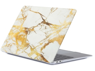 MacBook Air 13 Retina Hard Case Hülle Marmor braun