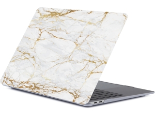 MacBook Air 13 Retina Hard Case Hülle Marmor gold
