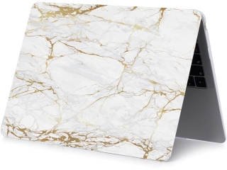 MacBook Air 13 Retina Hard Case Hülle Marmor gold