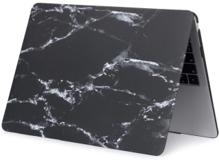 MacBook Air 13 Retina Hard Case Hülle Marmor schwarz