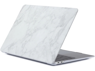 MacBook Air 13 Retina Hard Case Hülle Marmor weiss