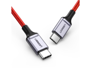 UGREEN 60W USB-C Power Delivery Ladekabel QC 4.0 20V 3A 1 Meter rot