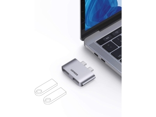 UGREEN USB-C 3.1 Gen2 Mini Hub USB C auf USB 3.1 Adapter für MacBook