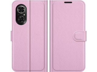 Huawei Nova 9 SE Lederhülle Portemonnaie Karten Etui rosa