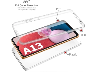 Samsung Galaxy A13 4G Touch Case 360 Grad Rundumschutz transparent
