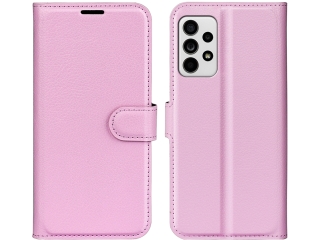 Samsung Galaxy A33 5G Lederhülle Portemonnaie Karten Etui rosa