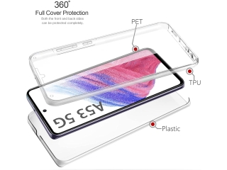 Samsung Galaxy A53 5G Touch Case 360 Grad Rundumschutz transparent