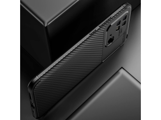 Xiaomi Redmi 10C Carbon Design Hülle TPU Case flexibel schwarz