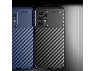 Samsung Galaxy A13 4G Carbon Design Hülle TPU Case flexibel schwarz