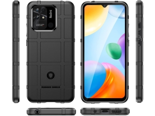 Xiaomi Redmi 10C Rugged Shield Anti-Shock Case schwarz