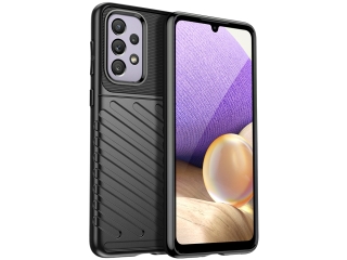 Samsung Galaxy A53 5G SpaceCase Stripes Impact-Resistant Hülle schwarz