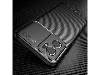 OnePlus Nord CE 2 5G  Carbon Design Hülle TPU Case flexibel schwarz
