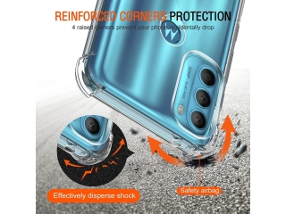 Motorola Moto G71 5G Hülle Crystal Clear Case Bumper transparent