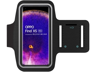 Oppo Find X5 Fitness Jogging Sport Armband mit Schlüsselfach