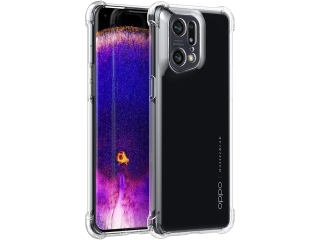 Oppo Find X5 Hülle Crystal Clear Case Bumper transparent