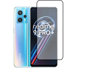 Realme 9 Pro+ 100% Vollbild Panzerglas Schutzfolie 2.5D 9H